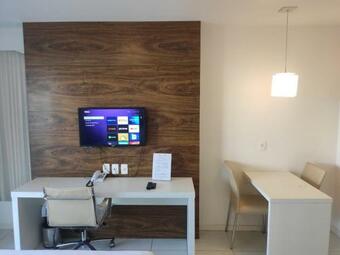 Apartamento Flat Hotel Vision Com Varanda+garagem